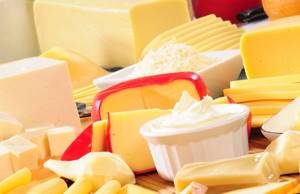 Большое разнообразие сыра