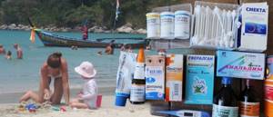 Детская аптечка для отдыха с детьми на море