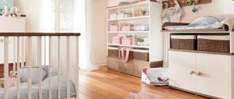 Дизайн детской комнаты для новорожденного