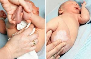 Гигиенические процедуры новорожденного