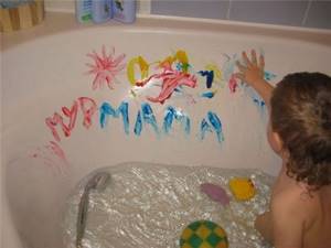 Игры в ванной для детей 4 лет
