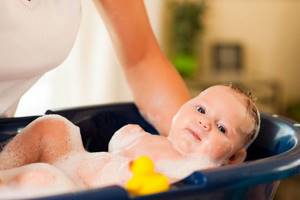 как купать новорожденных