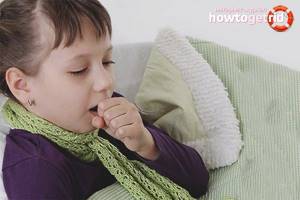 Как снять приступ сухого кашля у ребенка