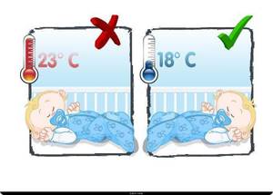Какой должна быть температура в детской комнате