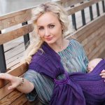 Mom and baby on a walk