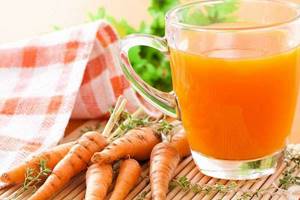 Морковный кисель домашнего приготовления