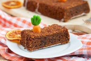 Морковный пирог с миндалем - Что приготовить ребенку на обед рецепты