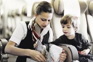 Персональное обслуживание для детей, летящих без родителей