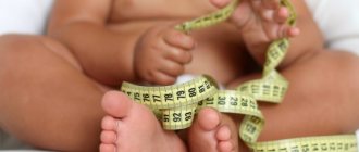 Рост и вес ребенка