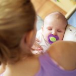 pacifier as a sedative for the baby