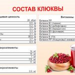 Состав клюквы