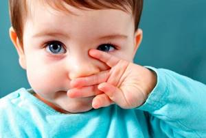 Заложенный нос у ребенка